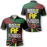 Black AF Proffessional AF Polo Shirt